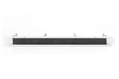 Digitus 1U káblový spravovací panel s kefou 4x oceľové krúžky 40x75 mm, šedá (RAL 7035)