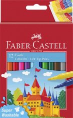 Faber-Castell Detské fixy - sada 12 farieb