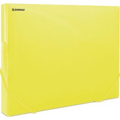 Donau Box na spisy - A4, plastový, transparentne žltý