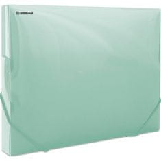Donau Box na spisy -A4, plastový, transparentne zelený