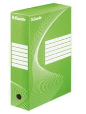 LEITZ Škatuľa archivačná Esselte, 10,0 x 34,5 x 24,5 cm, zelená