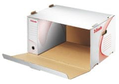 Esselte Archivačná krabica - stohovateľná, veľká, 54,0 x 25,8 x 36,0 cm, biela