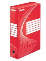 Esselte Archivačná krabica Vivida - červená, 8 x 34,5 x 24,5 cm, 1 ks