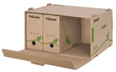 Esselte Archivačná krabica ECO - hnedá, otváranie spredu, 43,9 x 25,9 x 34 cm