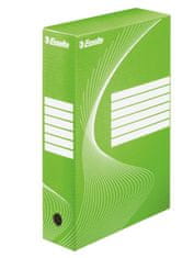 Esselte Archivačná krabica Vivida - zelená, 8 x 34,5 x 24,5 cm, 1 ks