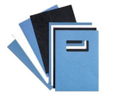 GBC Kartóny pre zadnú stranu - A4, imitácia kože, modrej, 100 ks