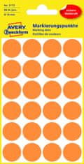 Avery Zweckform Okrúhle etikety - neón oranžová, d=18 mm