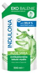 Indulona Náplň do tekutého mydla - antibakteriálna, Aloe Vera, 500 ml