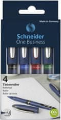 Schneider Atramentový roller One Business - 0,6 mm, súprava 4 farieb