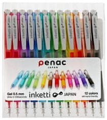 Penac Gélový roller Inketti 05 - sada 12 farieb