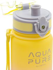 Astra Zdravá fľaša na vodu Aqua Pure 400 ml fialovo-žltá