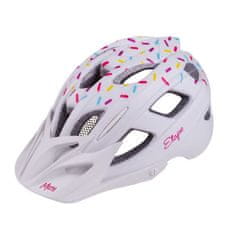 Missy detská cyklistická helma biela veľkosť oblečenia SM