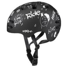 Buddy detská cyklistická helma čierna veľkosť oblečenia XS-S