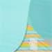 Spokey ALTUS Samorozkladací plážový stan, 195 x 100 x 85 cm, farebné pruhy
