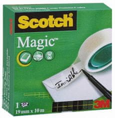 Scotch Lepiaca páska Magic - neviditeľná, popisovateľná, 19 mm x 10 m