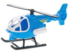 Vrtuľník modrý 25 cm
