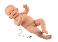 Llorens 45001 NEW BORN CHLAPČEK - realistická bábika bábätko bielej rasy s celovinylovým telom - 45 cm