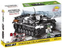 Cobi 2286 WW Stug III Ausf F/8 & Flammpanzer, 2v1, 1:35, 548 k, 1 f