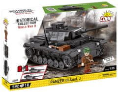 Cobi 2289 II WW Panzer III Ausf J, 1:35, 590 k, 1 f