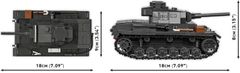 Cobi 2289 II WW Panzer III Ausf J, 1:35, 590 k, 1 f