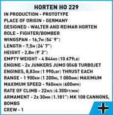 Cobi 5757 II WW Horten Ho 229, 1:32, 953 k, 1 f