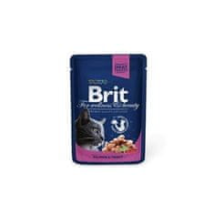 Brit Premium Cat vrecko losos + pstruh 100g