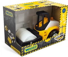 Wader Auto stavební válec Tech truck plast 23cm v krabici 26x18x14,5cm Wader 12m+