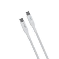 EPICO opletený kabel 0.3m USB-C na USB-C - bílý (9915141100005)