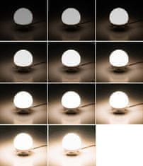 Izoxis LED lampy do zrkadla/toaletného stolíka - 10 ks. 
