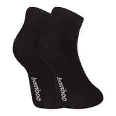 Nedeto 3PACK ponožky nízke bambusové čierne (3PBN01) - veľkosť S