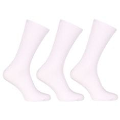 Nedeto 3PACK ponožky vysoké bambusové biele (3PBV02) - veľkosť S