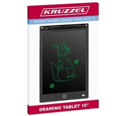 Kruzzel Tablet na kreslenie 10" čierny XL KRUZZEL 22455 