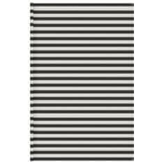 Vidaxl Stanový koberec antracitovo-biely 400x700 cm HDPE