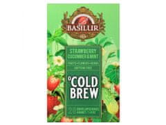 Basilur BASILUR Cold Brew - Ovocný čaj bez kofeínu s arómou jahody, uhorky a mäty, čaj na studeno v sáčkoch 20 x 2 g x1