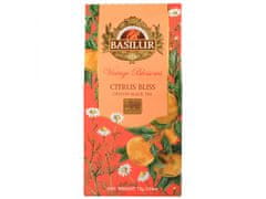 Basilur BASILUR VINTAGE BLOSSOMS - Citrus Bliss Čierny čaj sypaný s pridaním harmančekových kvetov a arómy mandarínky 75 g x1