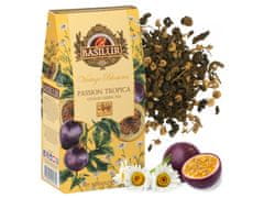 Basilur BASILUR VINTAGE BLOSSOMS - Passion Tropica Zelený čaj sypaný s pridaním kvetov harmančeka a arómy 75 g x6