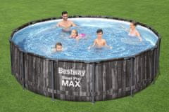 Bestway Bazén Bestway Steel Pro MAX, 5614Z, kartušová filtrácia, rebrík, plachta, 427x107 cm