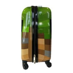 bHome Detský cestovný kufor Minecraft Pixel 29l