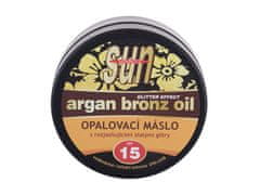 VIVACO Vivaco - Sun Argan Bronz Oil Glitter Effect SPF15 - Unisex, 200 ml 