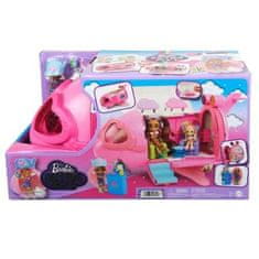 Mattel Barbie Extra Fly Minis ružové lietadlo + bábika pilotka