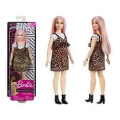 Mattel Bábika Barbie Fashionistas s leopardími šatami
