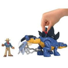 Mattel Jurský svet Imaginext dinosaurus Stegosaurus + Dr. Grant
