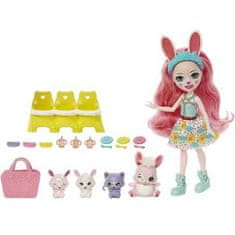 Mattel Bábika Enchantimals Bree Bunny so zajačikom Twist + prekvapenie