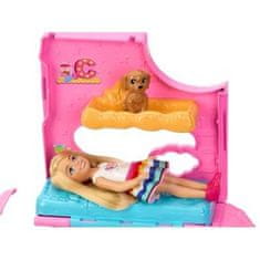 Mattel Barbie Chelsea Karavan s bábikou + zvieratká, doplnky