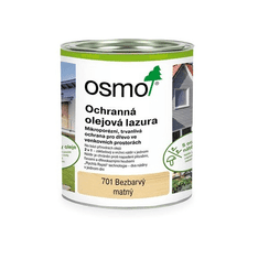 OSMO Ochranná olejová lazúra na drevo - 0,75l bezfarebná matná 701 (12100075)