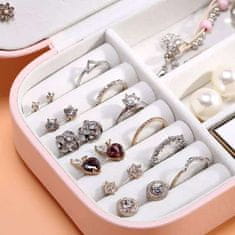 Netscroll Krabička na uloženie prsteňov, náušníc, náhrdelníkov a iných šperkov, BoxJewlery