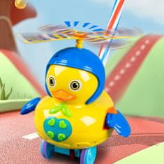 CAB Toys Choditko káčer s vrtuľkou orange