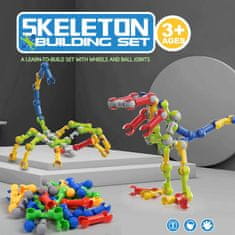 CAB Toys Stavebnice Skeleton 70ks set