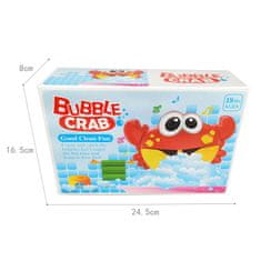 CAB Toys Bublinkový krab vyrába bublinky penu vo vani