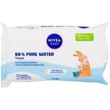 Nivea Nivea - Baby 99% Pure Water Wipes - Čisticí vlhčené ubrousky s vysokým obsahem vody 57.0ks 
